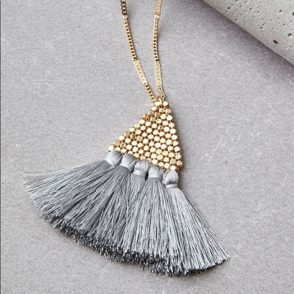 NWOT Tassel necklace